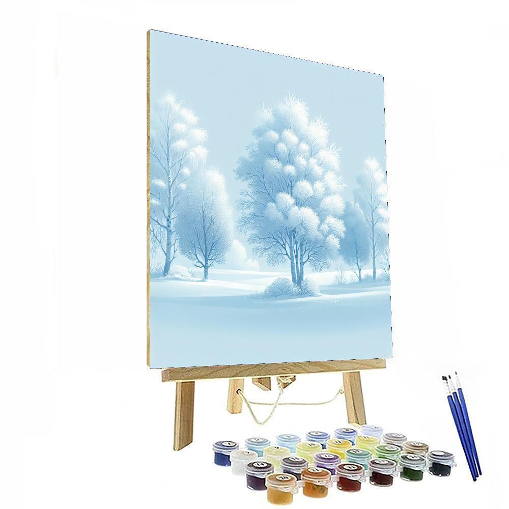 Frosty Tranquility Numbered Painting Kits