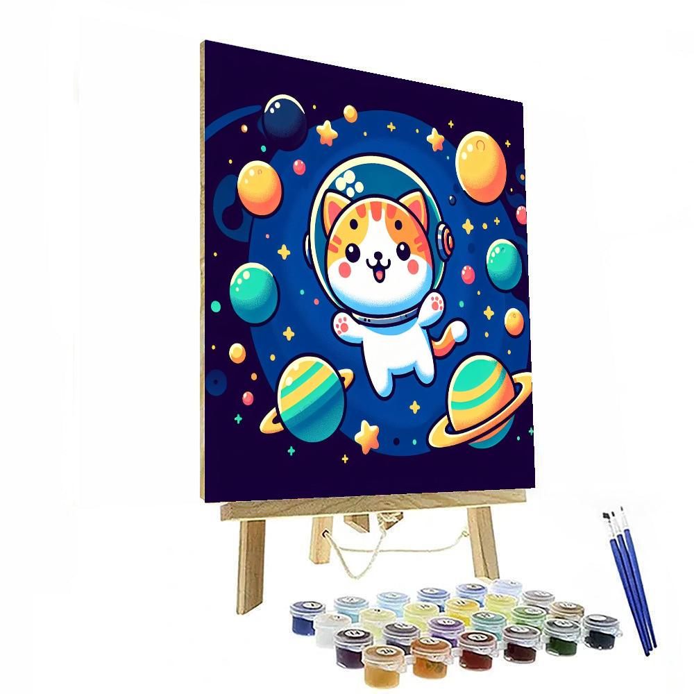 Cosmic Cat Paint By Numbers Kits