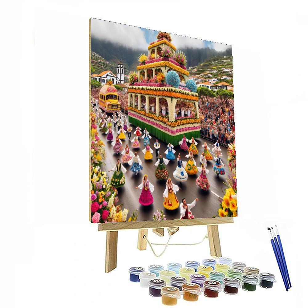 The Flower Festival - Madeira Numbered Painting Kits