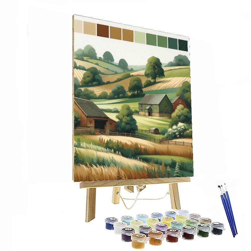 Rustic Countryside Haven Paint By Numbers
