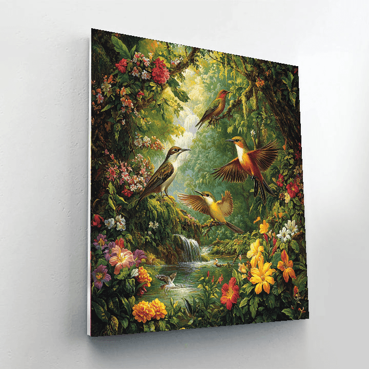 Audubon Inspired Majestic Animal Harmony  Painting By Numbers Kit