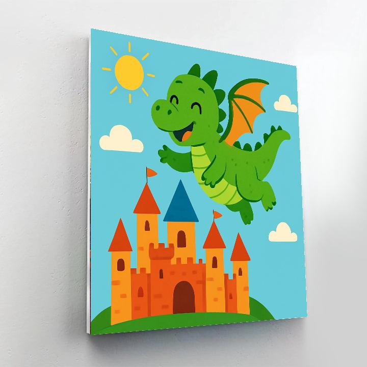 Playful Dragon Adventures Numbered Painting Kits