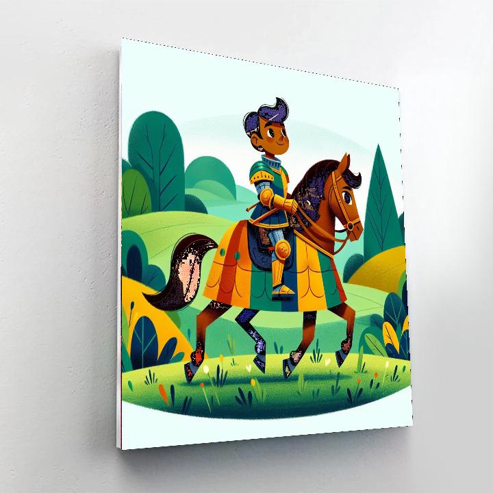 Royal Knight's Challenge Numbered Painting Kits