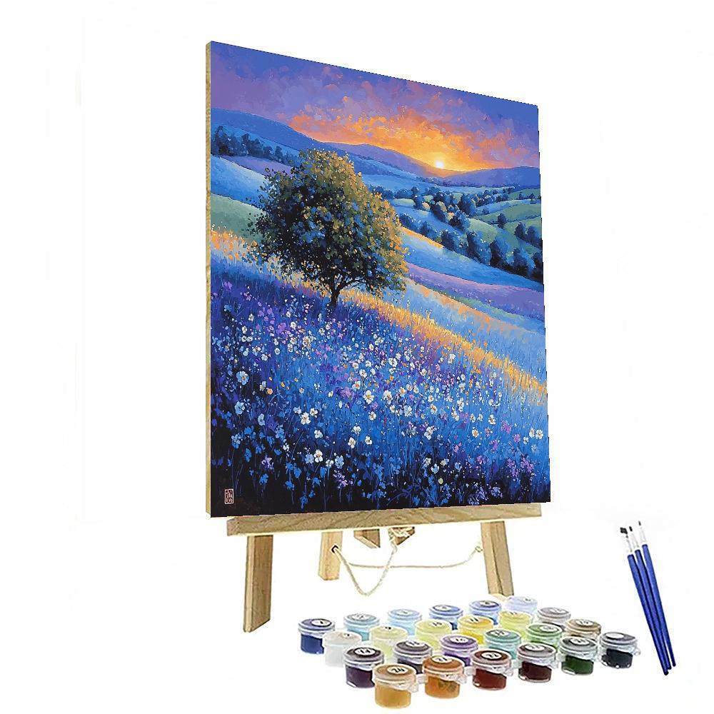 Nandalal Bose Inspired Melody Of The Twilight Meadows  Paint By Numbers