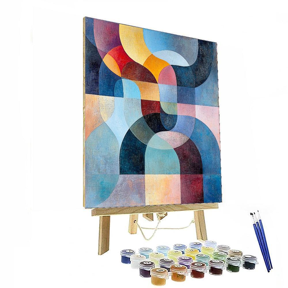 Paul Klee Inspired Harmonies Of Abstraction  Paint By Number