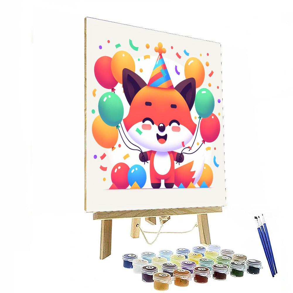 Festive Fox Paint By Numbers Kits