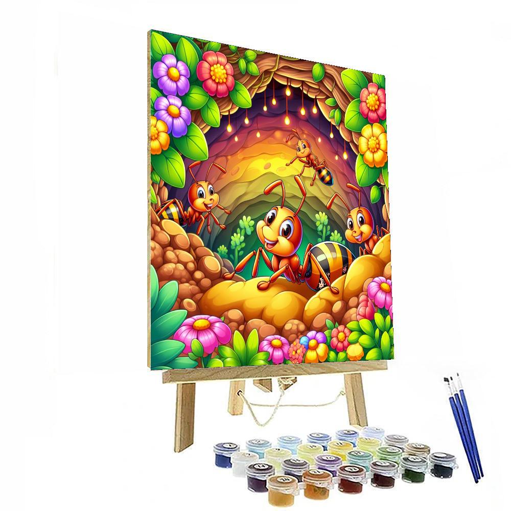 Friendly Ant Colony Numbered Painting Kits
