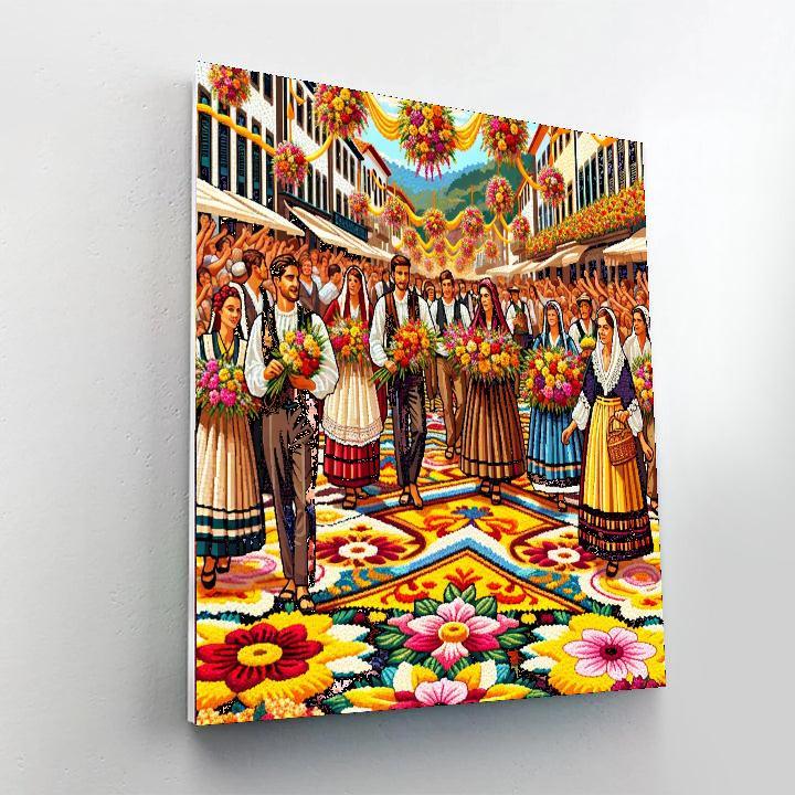 Flower Festival - Madeira - Portugal Numbered Painting Kits