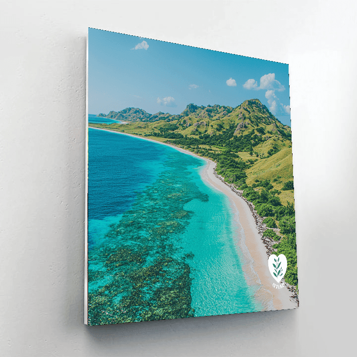 Komodo Island Numbered Painting Kits