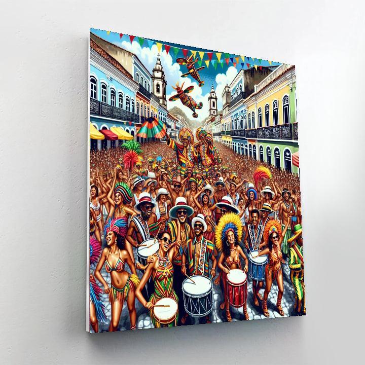 Salvador Carnival - Brazil Numbered Painting Kits