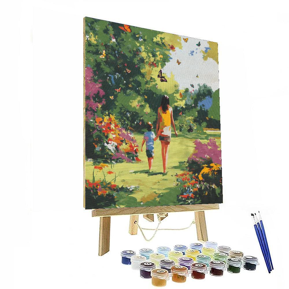 Mom's Butterfly Garden Paint By Numbers Kits