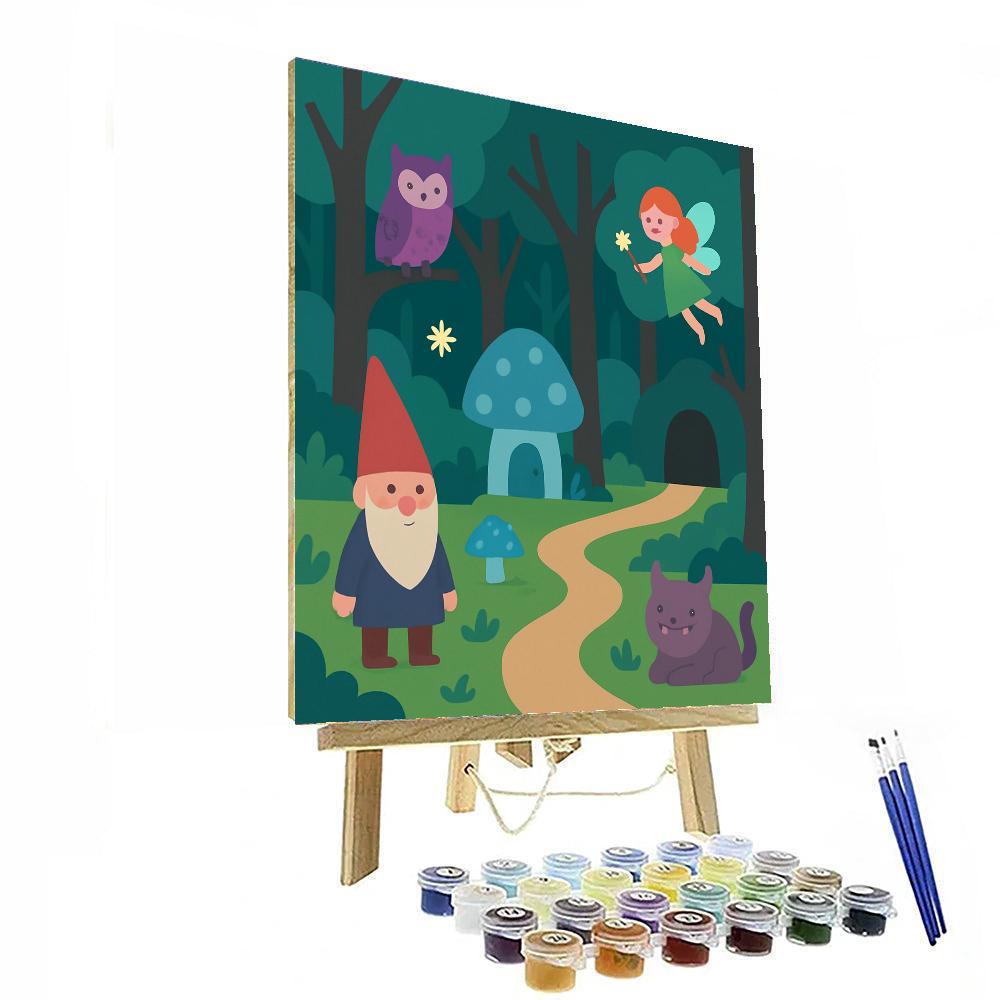 Mystery Of The Enchanted Woods DIY Paint By Numbers