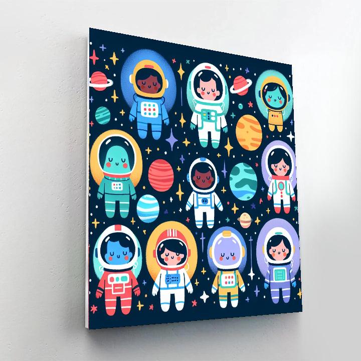Galactic Explorer Odyssey Painting By Numbers Kit