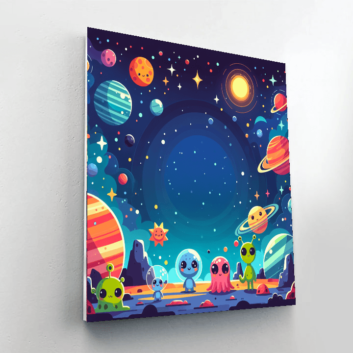 Galactic Galaxy Quest Paint By Numbers Kits