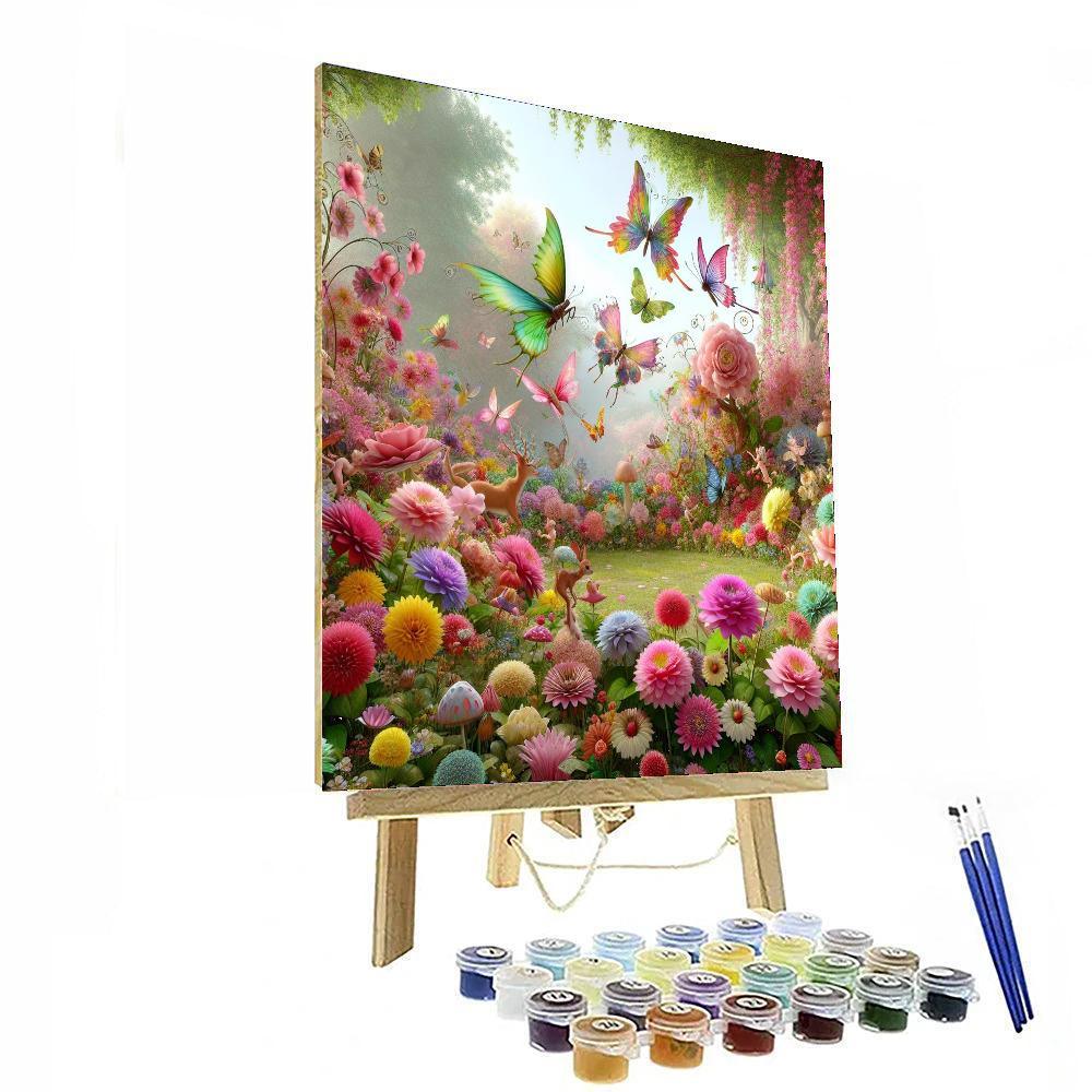 Mystical Garden Wonders Painting By Numbers Kit