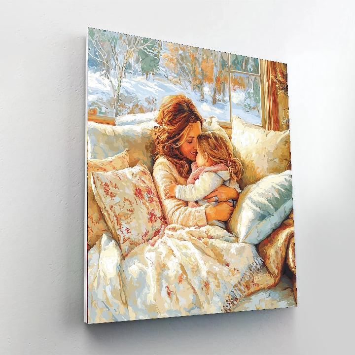 A Cozy Cuddle Paint By Numbers
