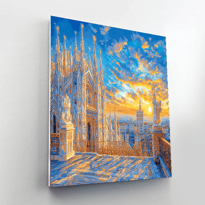 Milan Cathedral Number Painting