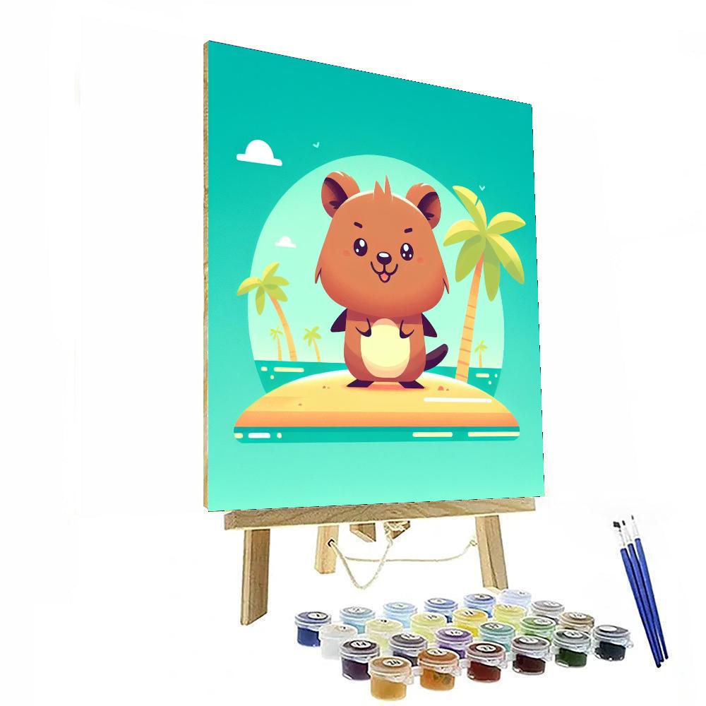 Quaint Quokka Paint By Numbers Art