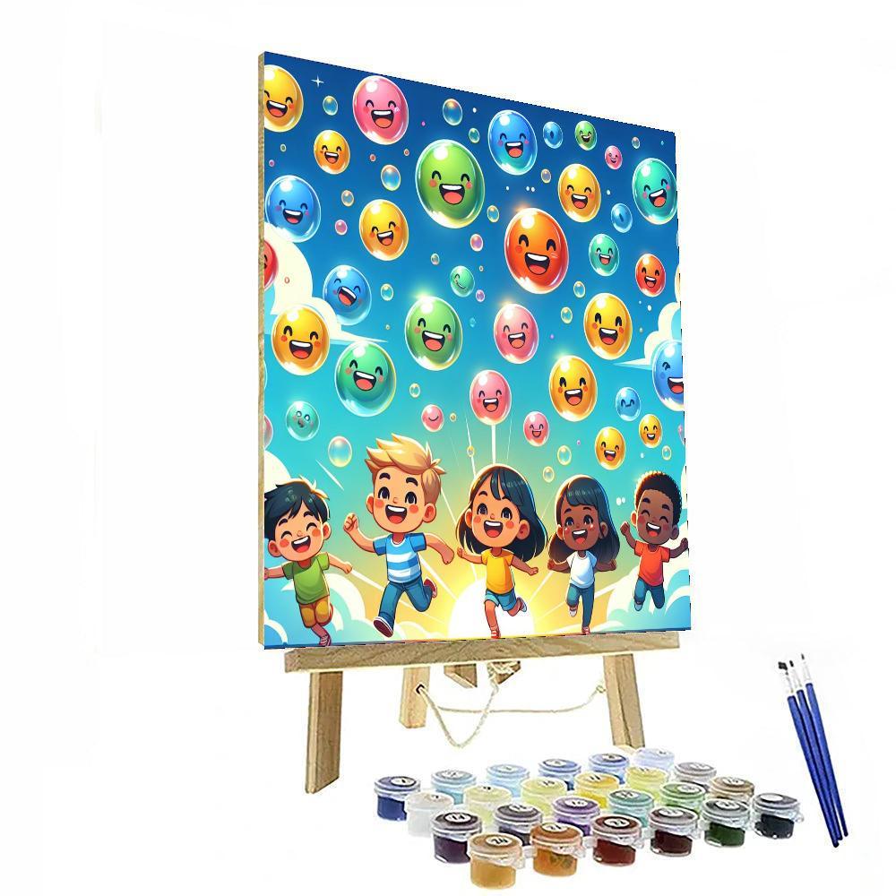 Bouncing Bubble Party Paint By Number