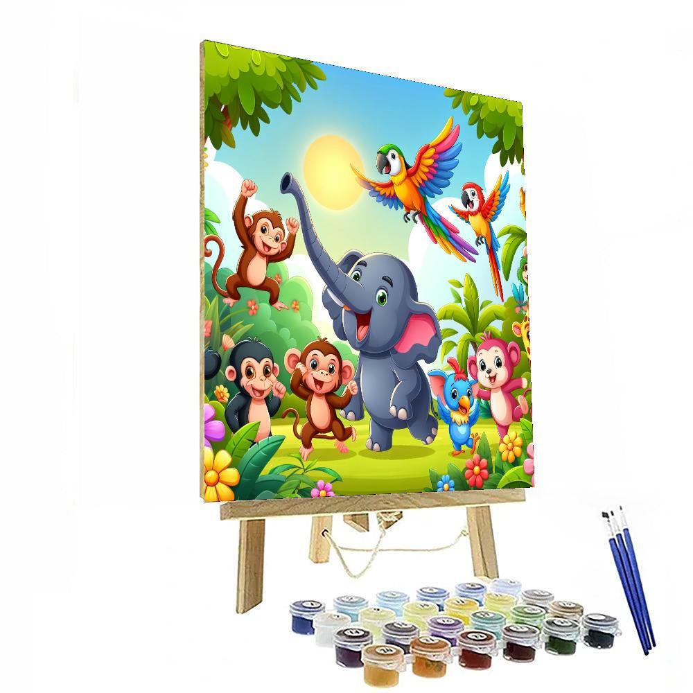 Joyful Jungle Jive Paint By Color