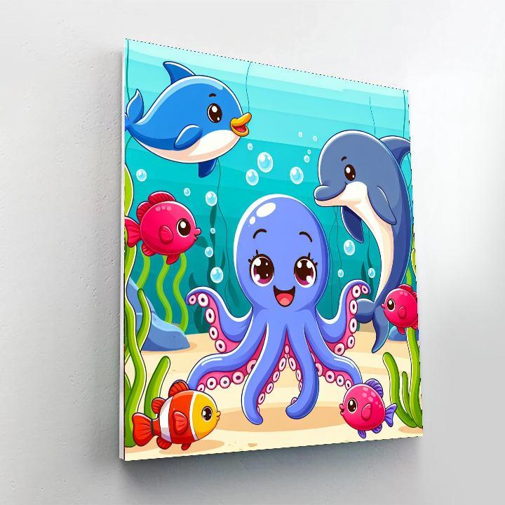 Merry Ocean Adventure DIY Paint By Numbers
