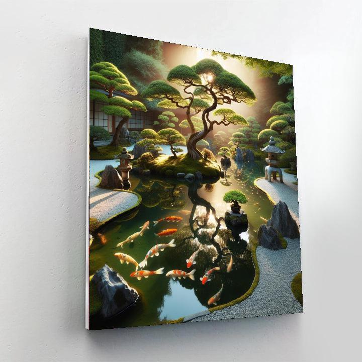 Enchanted Japanese Garden DIY Paint By Numbers