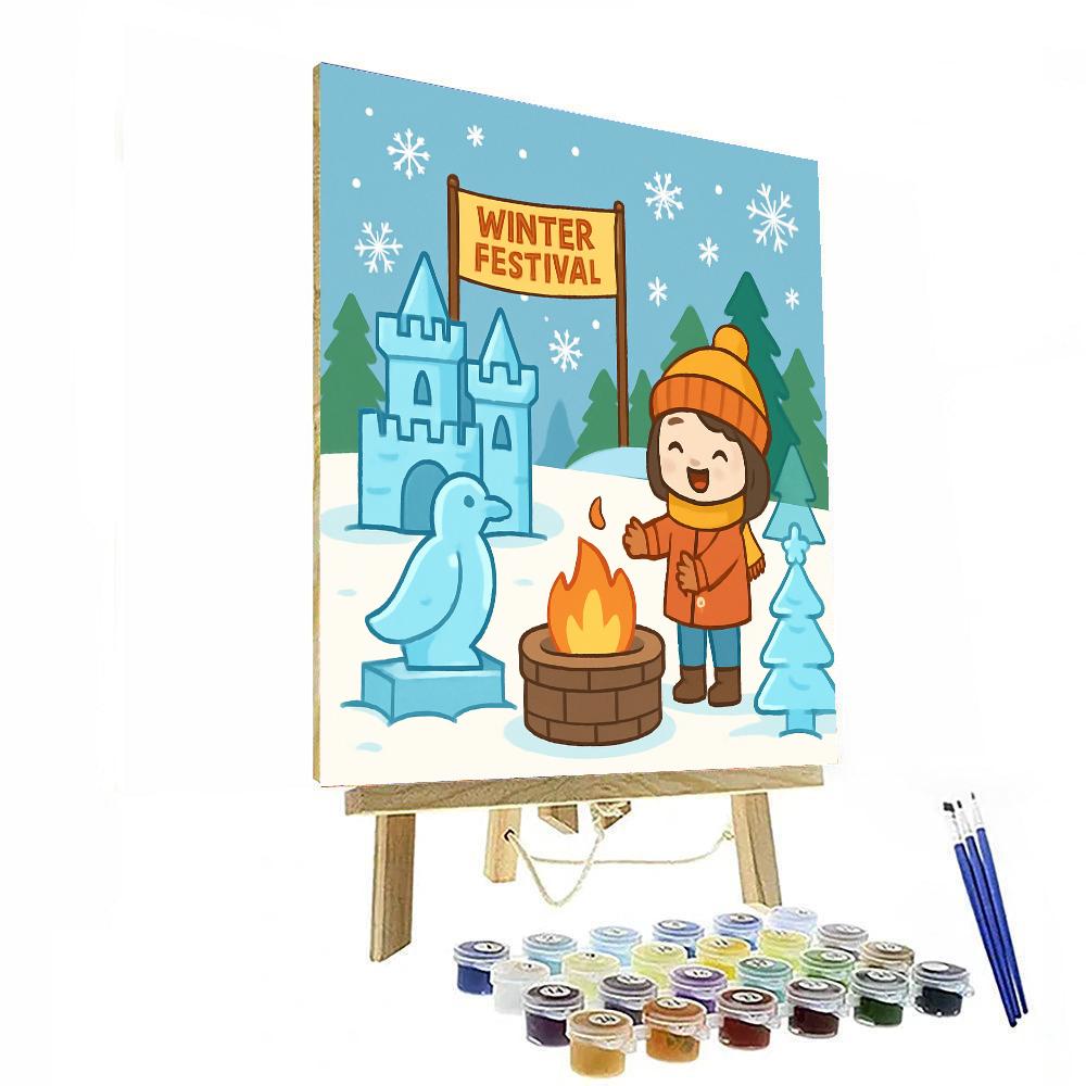 Winter Festival Magic Numbered Painting Kits
