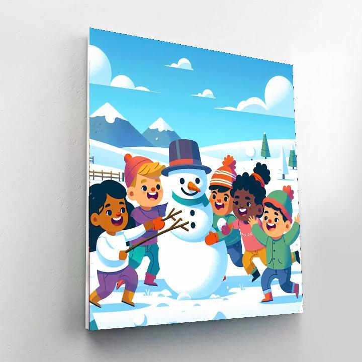 Snowy Day Fun Numbered Painting Kits