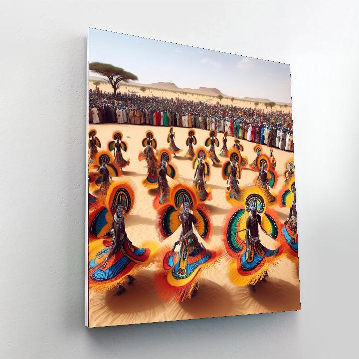 Gerewol Festival - Chad Paint By Numbers Art