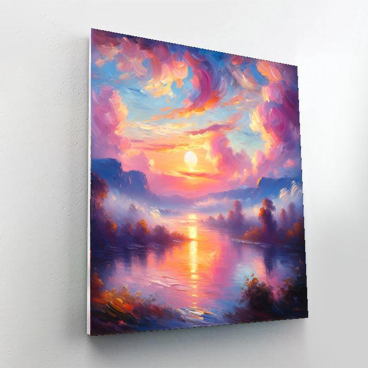 Celestial Sunrise Bliss DIY Paint By Numbers