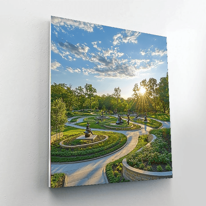 Vigeland Park - Oslo DIY Paint By Numbers