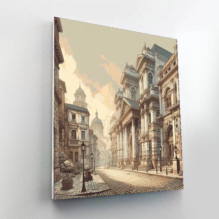 Historic City Romance Numbered Painting Kits