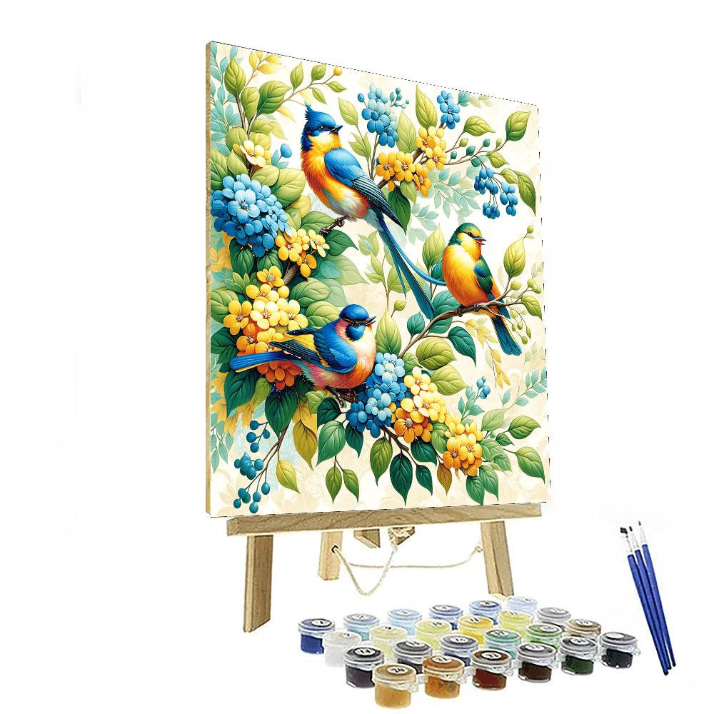 Melodic Birdsong Painting By Numbers Kit