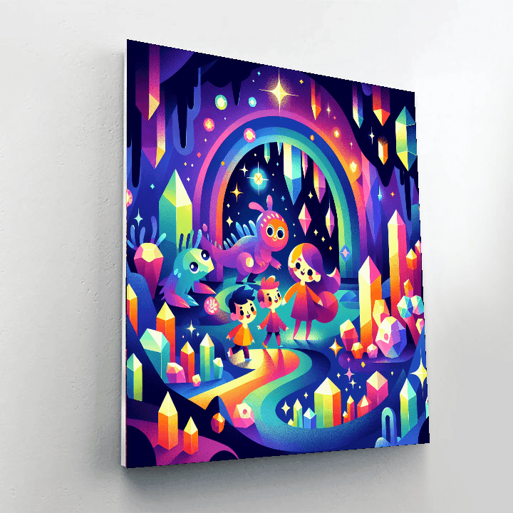 Mystic Cave Expedition Paint By Color