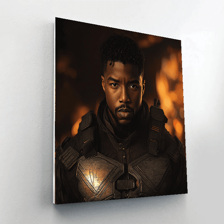 Michael B. Jordan: Rising Star In The Arena Of Legends Paint By Color