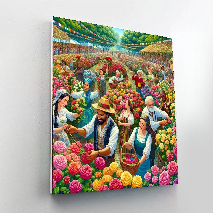 The Rose Festival - Turkey Paint By Numbers Kits