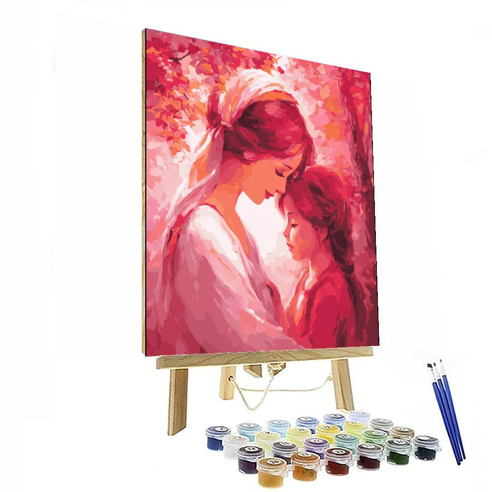 Hearts Connected By Love DIY Paint By Numbers