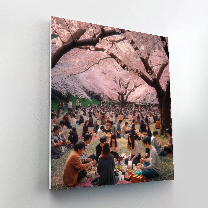 Hanami Festival Numbered Painting Kits