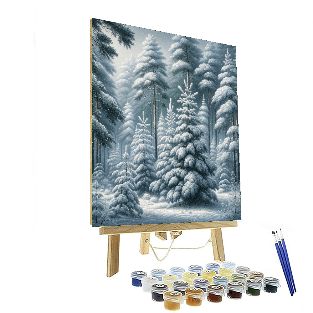 Frosty Pines Paint By Numbers Kits
