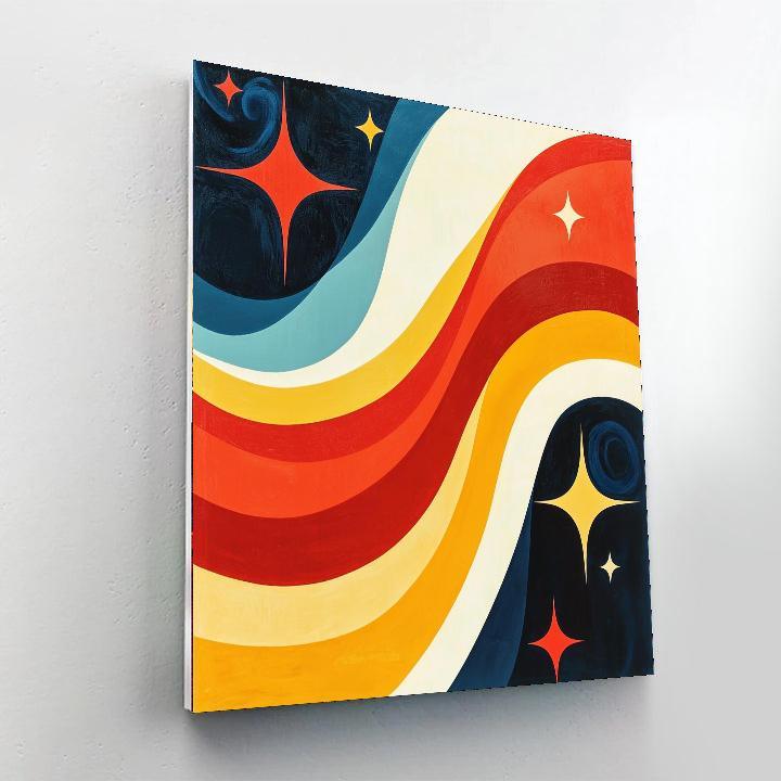 Joan Miró Inspired Dreamscape Whispers  Numbered Painting Kits