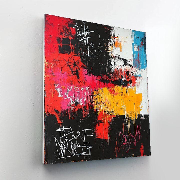 Jean-Michel Basquiat Inspired Echoes Of Dissent  Painting By Numbers Kit