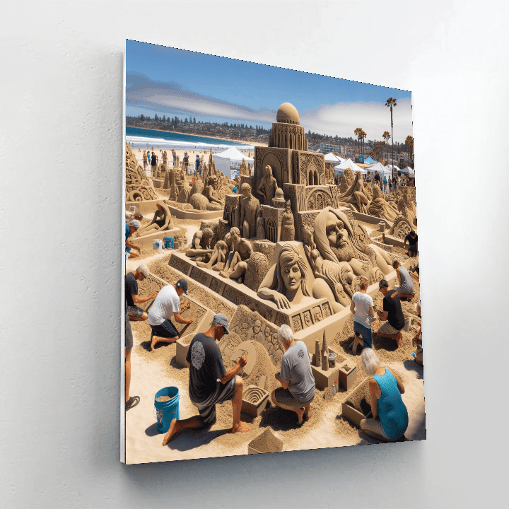 International Sand Sculpture Festival - Portugal Paint By Number