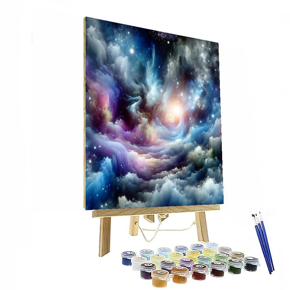 Cosmic Cloud Wonders Paint By Numbers Kits