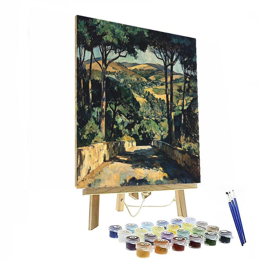 Paul Cézanne Inspired Veil Of Shadows  Paint By Number