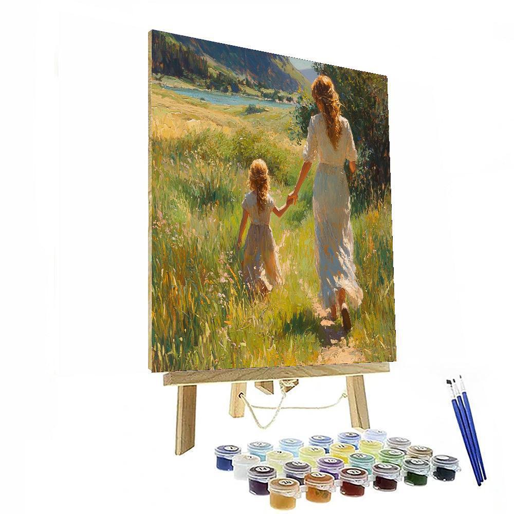 The Power Of A Mother’s Hand Paint By Color