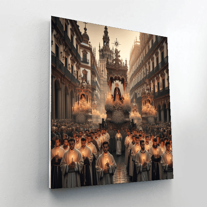 Semana Santa - Seville - Spain Painting Number Kit
