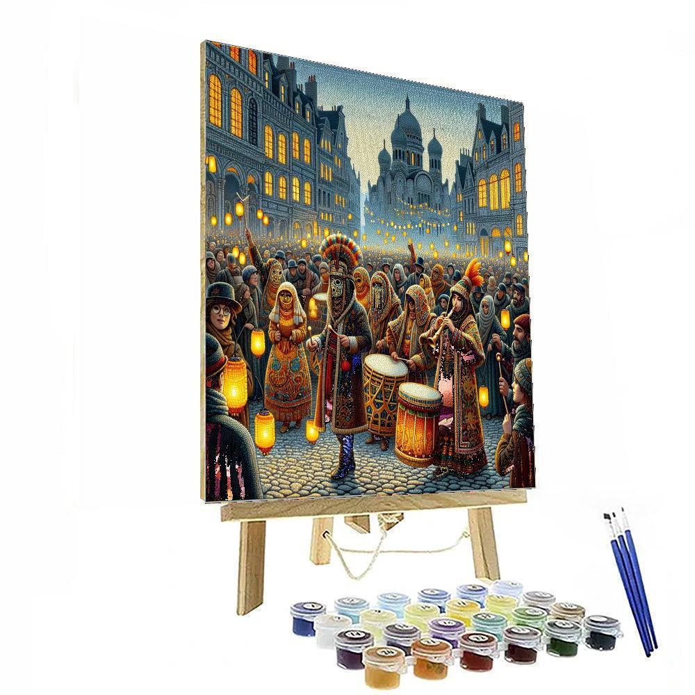 Fasnacht Festival - Switzerland Paint By Numbers Art