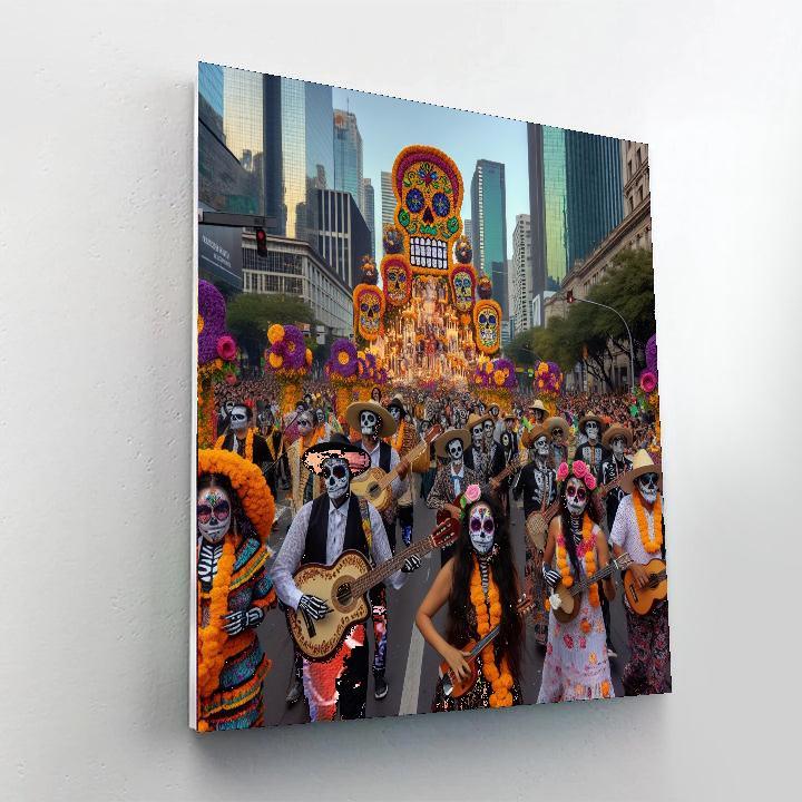 Dia De Los Muertos Parade - Los Angeles Paint By Numbers
