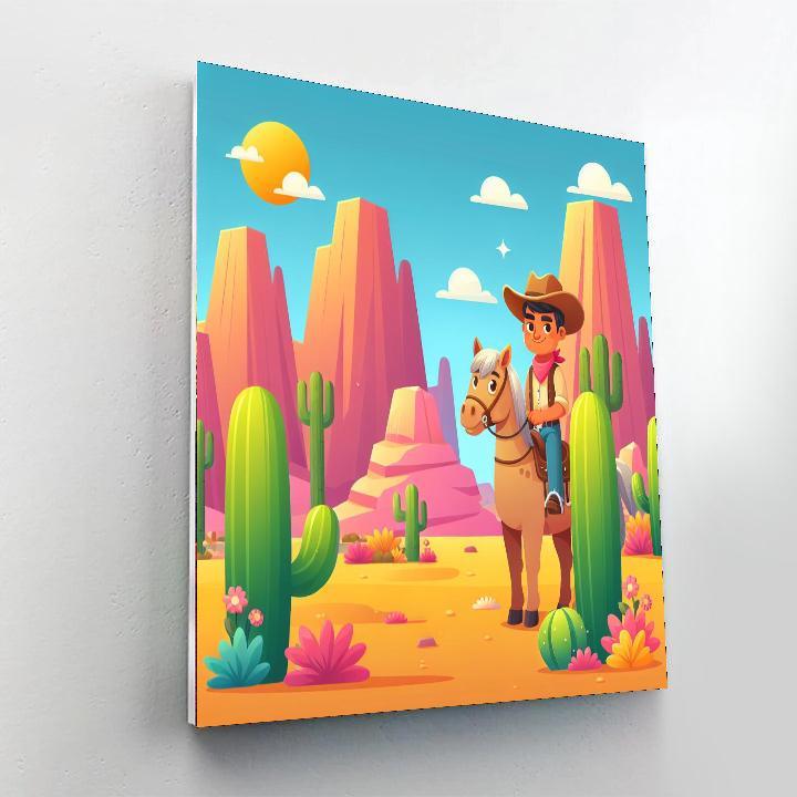 Daring Wild West Adventure Paint By Numbers