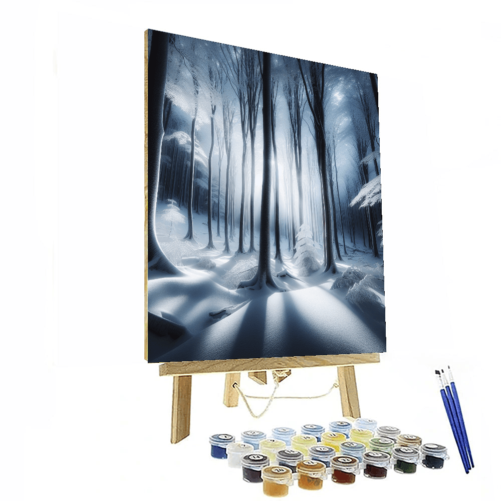 Silent Winter Woods Numbered Painting Kits